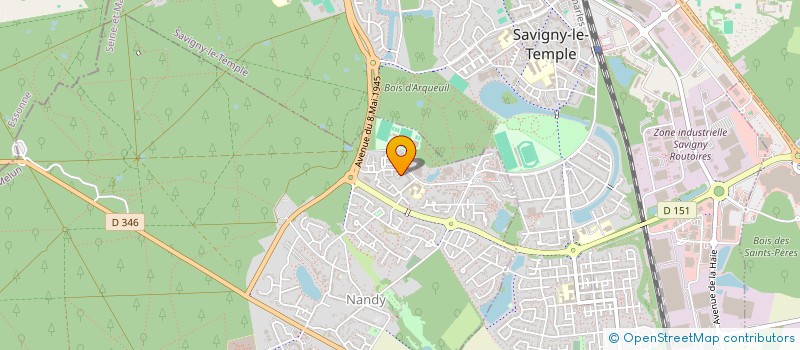 localisation de l'entreprise CBP COURSES  NANDY