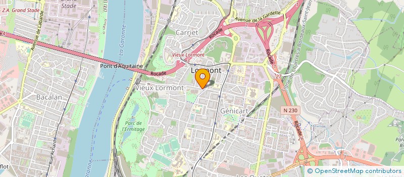 localisation de l'entreprise CBP NETTOYAGE à LORMONT