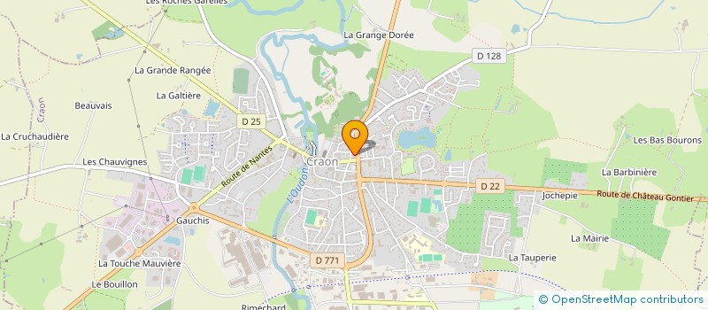 localisation de l'entreprise CBP NOTAIRE  CRAON