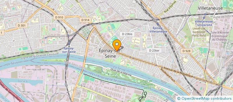 localisation de l'entreprise CBPART à EPINAY-SUR-SEINE