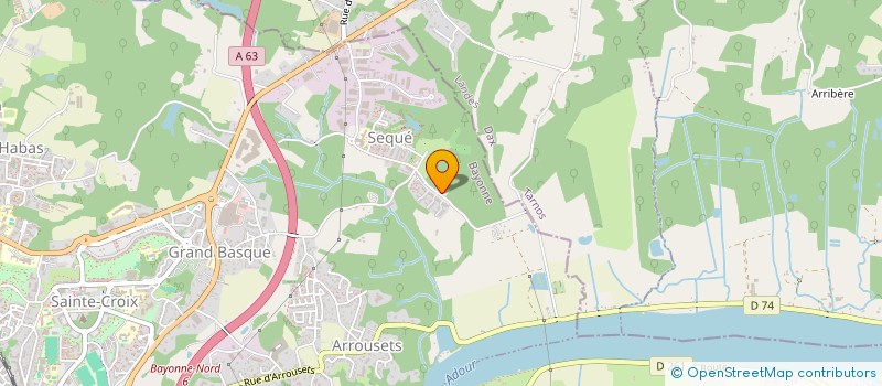 localisation de l'entreprise CBPB 64  MOUGUERRE