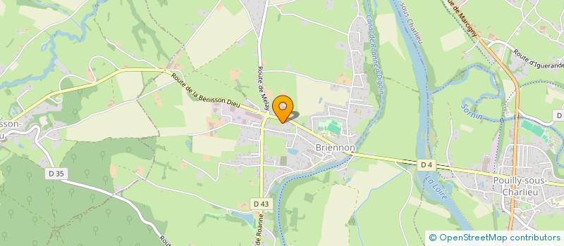 localisation de l'entreprise CBPL INDUSTRIE  BRIENNON