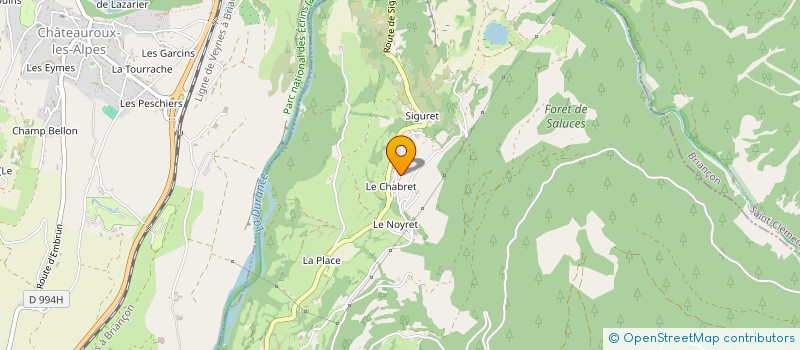 localisation de l'entreprise CBPOSE  SAINT-ANDRE-D'EMBRUN