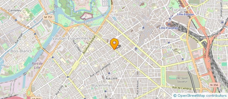 localisation de l'entreprise CBR 4000 à LILLE