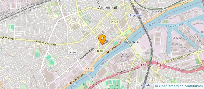 localisation de l'entreprise CBR BATIMENT  ARGENTEUIL