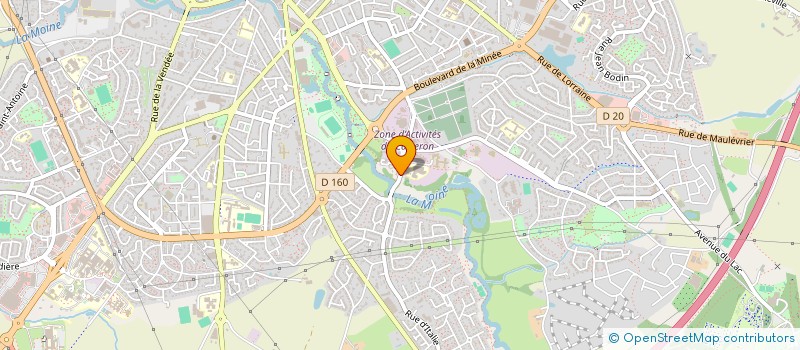 localisation de l'entreprise CBR INVEST à CHOLET