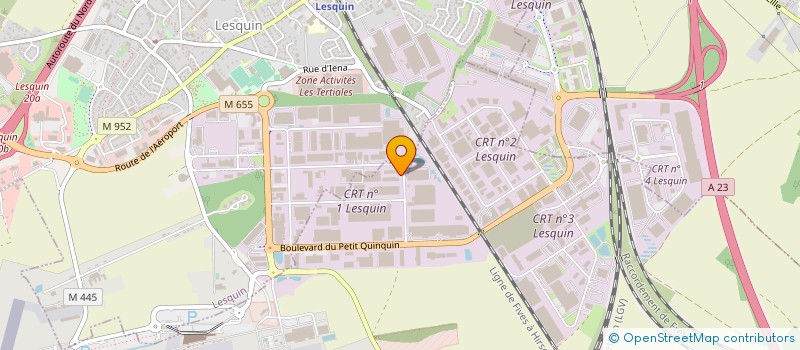 localisation de l'entreprise CBR LEVAGE à FRETIN