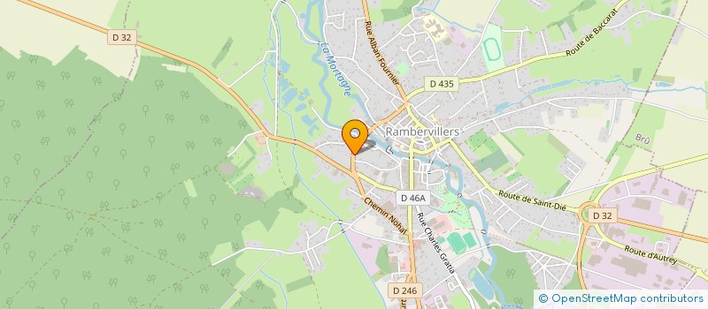 localisation de l'entreprise CBR SERVICES à RAMBERVILLERS