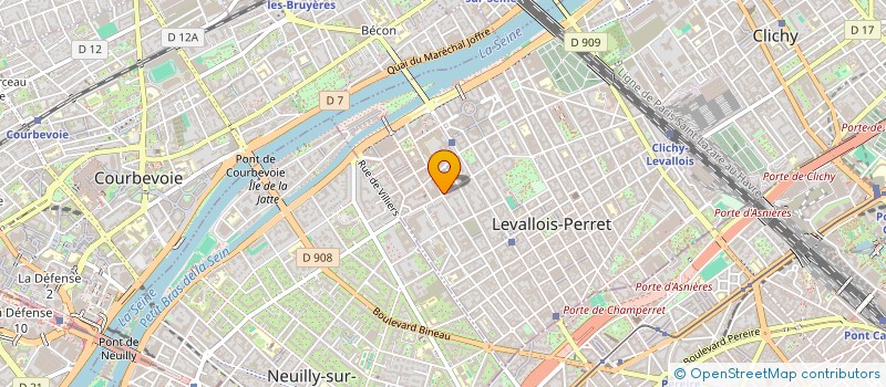 localisation de l'entreprise CBRE CORPORATE OUTSOURCING SAS à LEVALLOIS-PERRET