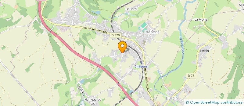 localisation de l'entreprise CBRM  VAL-DE-VIRIEU