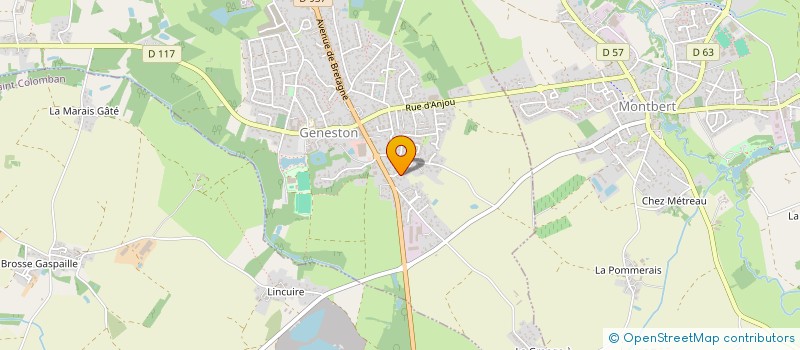 localisation de l'entreprise CBRT  GENESTON