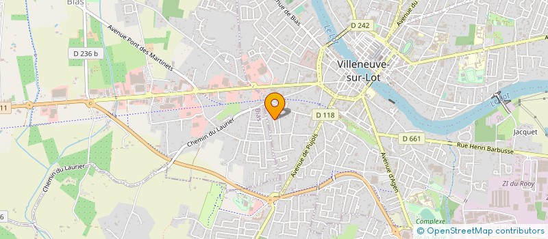 localisation de l'entreprise CBS 47  VILLENEUVE-SUR-LOT