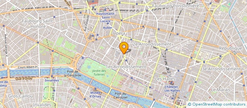 localisation de l'entreprise CBS  PARIS