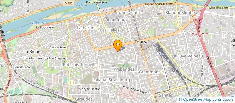 localisation de l'entreprise CBS  TOURS