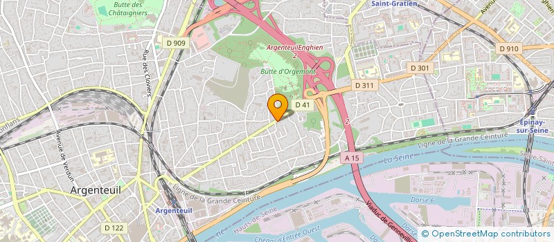 localisation de l'entreprise CBS  ARGENTEUIL