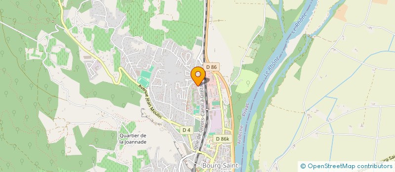 localisation de l'entreprise CBS  BOURG-SAINT-ANDEOL