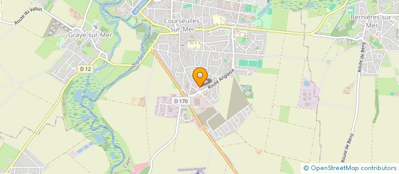 localisation de l'entreprise CBS à COURSEULLES-SUR-MER