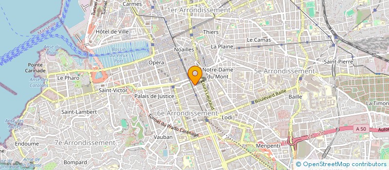 localisation de l'entreprise CBS à MARSEILLE