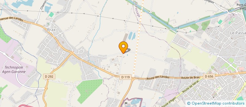 localisation de l'entreprise CBS  SERIGNAC-SUR-GARONNE