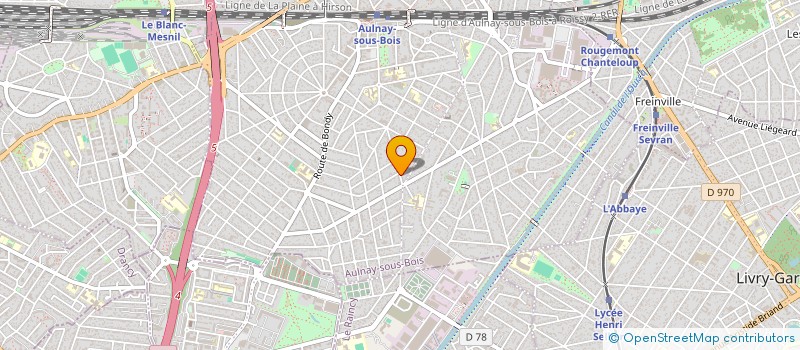 localisation de l'entreprise CBS  AULNAY-SOUS-BOIS