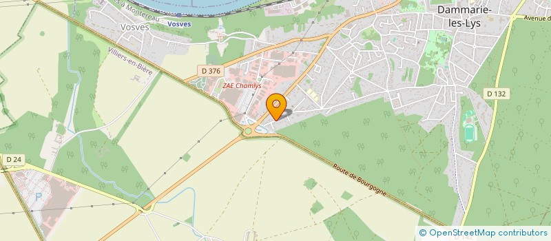 localisation de l'entreprise CBS à DAMMARIE-LES-LYS