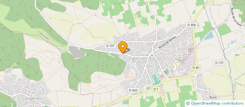 localisation de l'entreprise CBS AGENCEMENT  CALVISSON