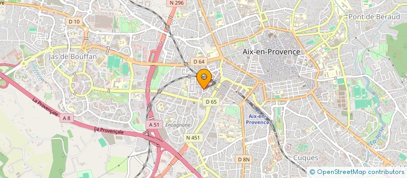 localisation de l'entreprise CBS CENTRE BUREAUTIQUE SYSTEME à AIX-EN-PROVENCE