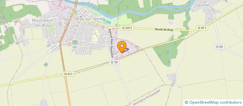 localisation de l'entreprise CBS CHAUDRONNERIE DE LA BASSEE SERVICES à BRAY-SUR-SEINE