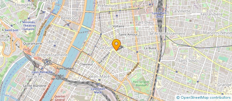 localisation de l'entreprise CBS - CONCEPT  LYON