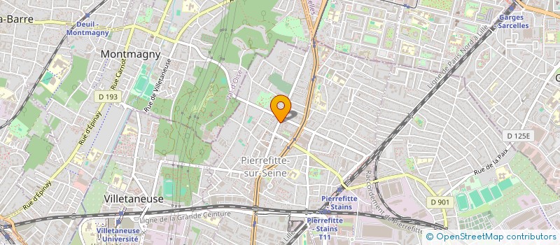 localisation de l'entreprise CBS CONSULTING à PIERREFITTE-SUR-SEINE