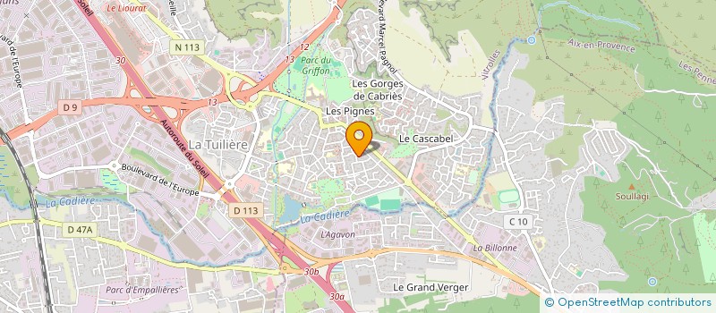 localisation de l'entreprise CBS DEVELOPPEMENT  VITROLLES