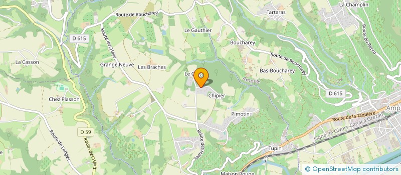 localisation de l'entreprise CBS IMMO  TUPIN-ET-SEMONS