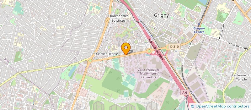 localisation de l'entreprise CBS INGENIERIE  GRIGNY