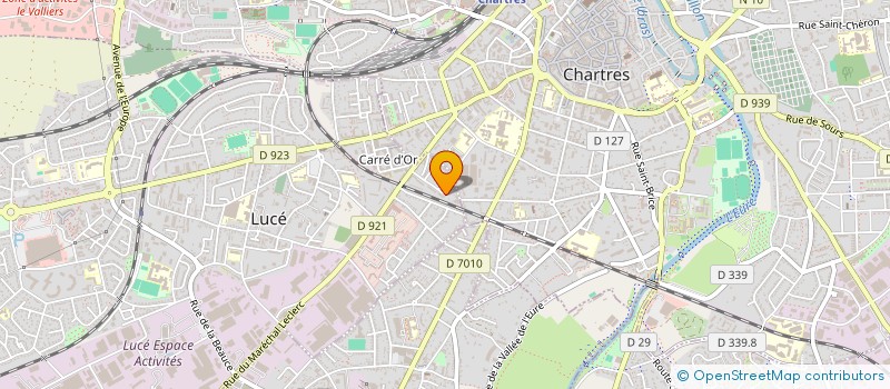 localisation de l'entreprise CBS INTER à LUCE