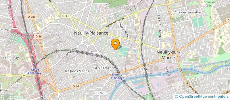 localisation de l'entreprise CBS LABELS  NEUILLY-PLAISANCE