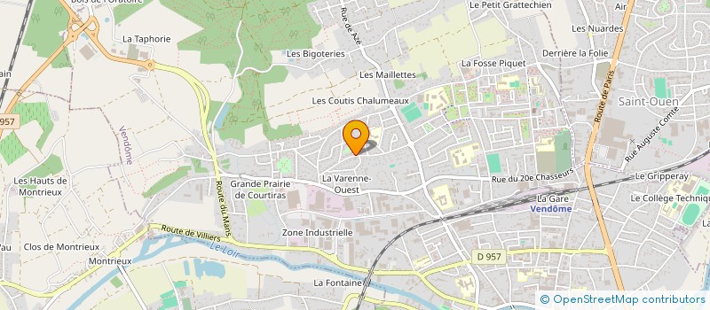 localisation de l'entreprise CBS METAL  VENDOME