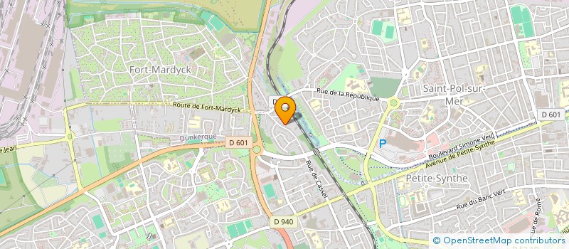 localisation de l'entreprise CBS PARTICIPATIONS à DUNKERQUE
