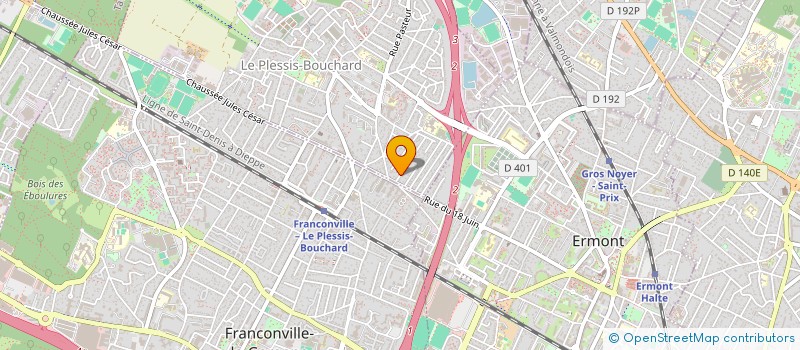 localisation de l'entreprise CBS RENOVATION  LE PLESSIS-BOUCHARD