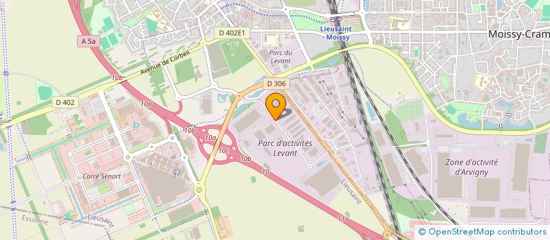 localisation de l'entreprise CBS SOLUTIONS à LIEUSAINT