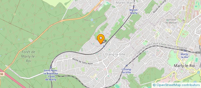 localisation de l'entreprise CBSB à MAREIL-MARLY