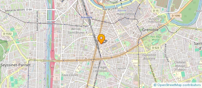 localisation de l'entreprise CBSERVICES11  GRENOBLE