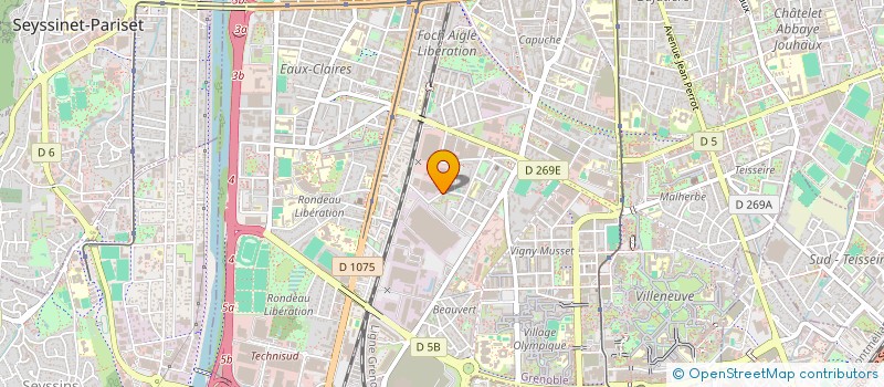 localisation de l'entreprise CBSERVICES1104  GRENOBLE