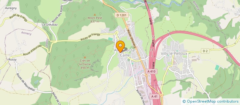 localisation de l'entreprise CBSG  ALLONZIER-LA-CAILLE