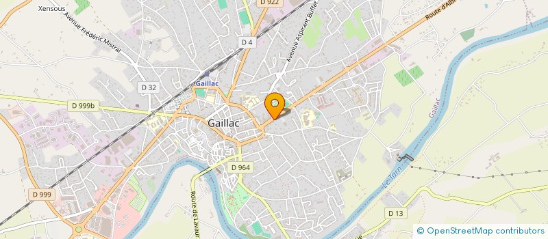 localisation de l'entreprise CBSG à GAILLAC