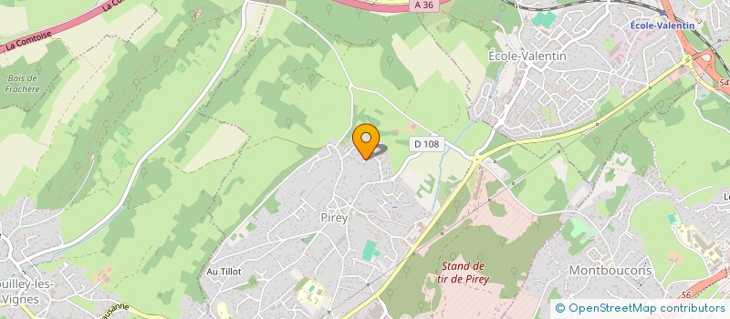 localisation de l'entreprise CBSP  PIREY