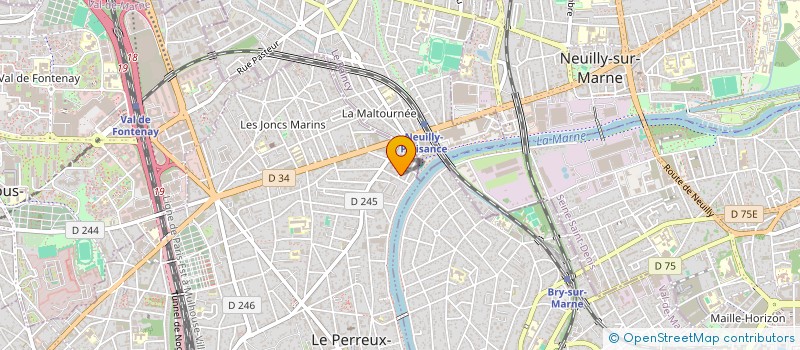 localisation de l'entreprise CBSP IMMOBILIER à LE PERREUX-SUR-MARNE