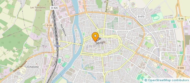 localisation de l'entreprise CBSQAR  SENS