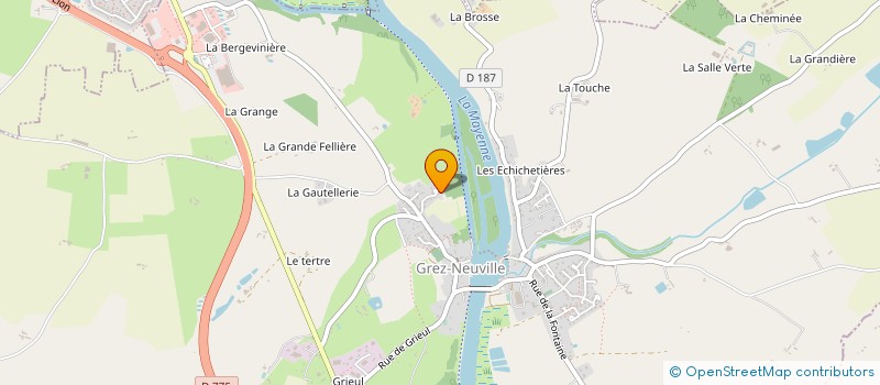 localisation de l'entreprise CBSR MONGE à GREZ-NEUVILLE