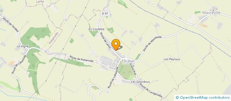 localisation de l'entreprise CBT 31  TARABEL