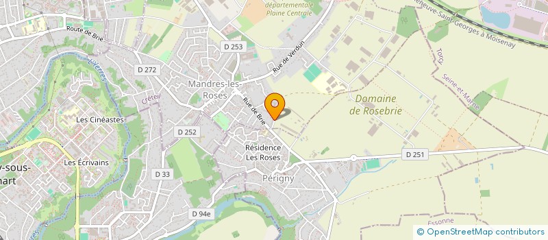 localisation de l'entreprise CBT à MANDRES-LES-ROSES